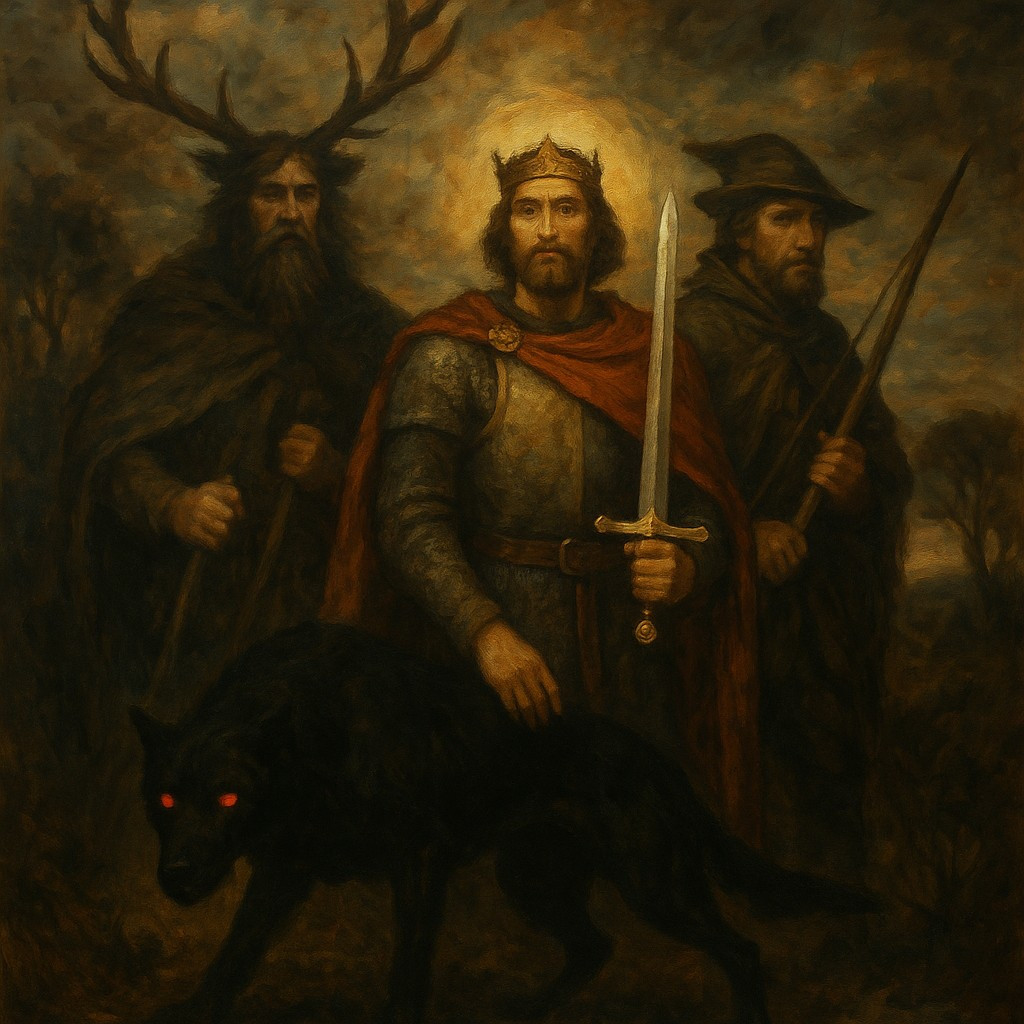 A portrait of folklore figures